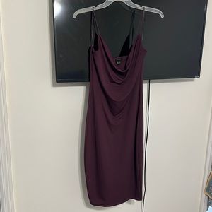 BodyCon dark purple plum dress